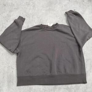 Grey cropped sweatshirt